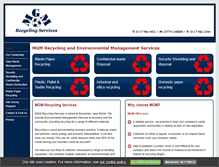 Tablet Screenshot of mgmrecycling.com